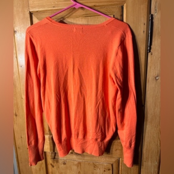 🎉Cielo Orange Cardigan - Size Medium. Beautiful color!! - Picture 2 of 9